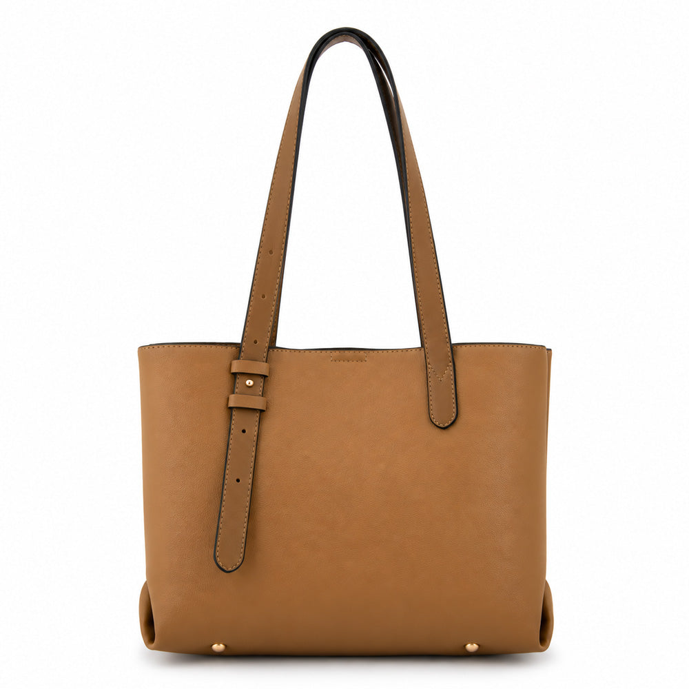 Cartera corte recto brisy grande camel