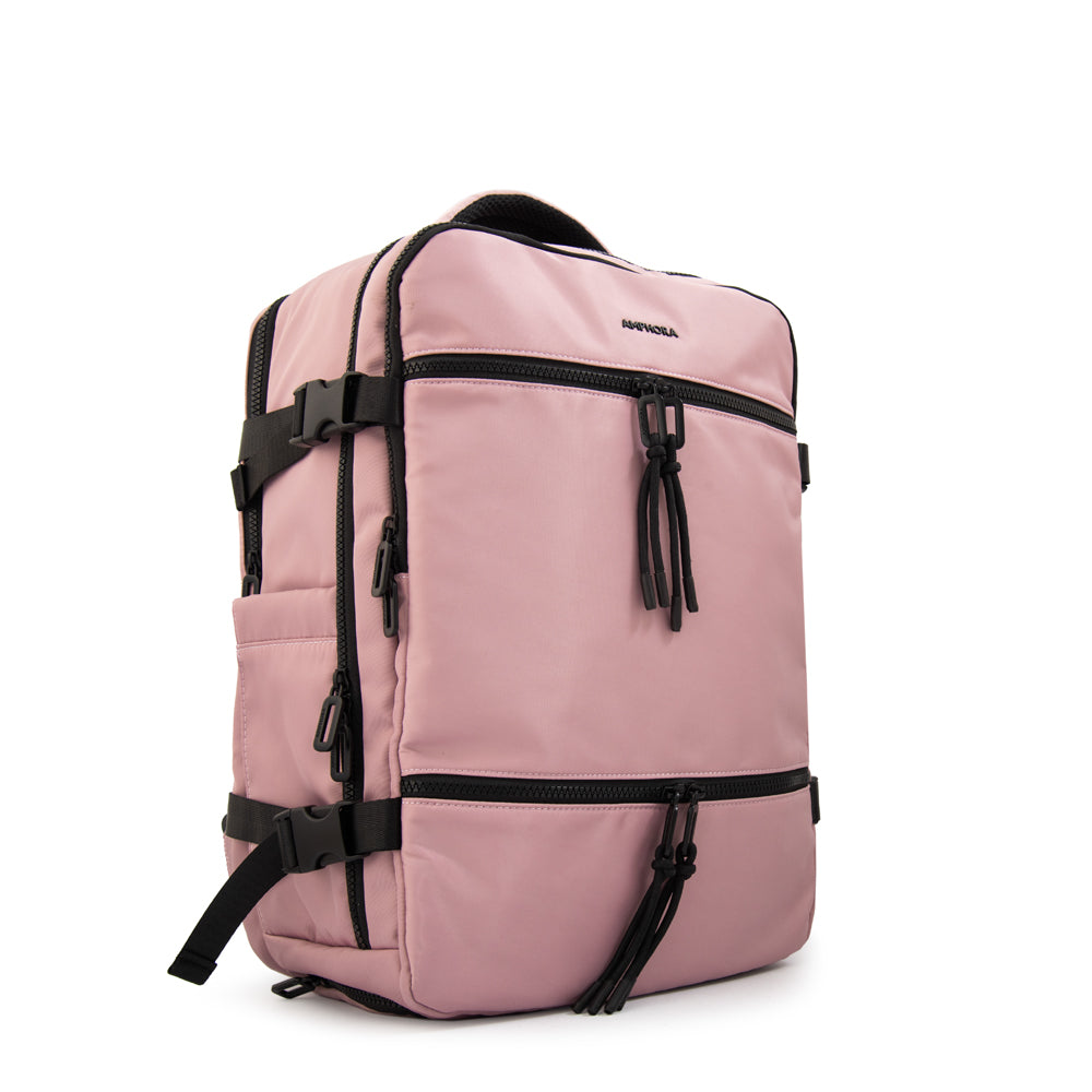 Mochila travel vesta grande rosa viejo