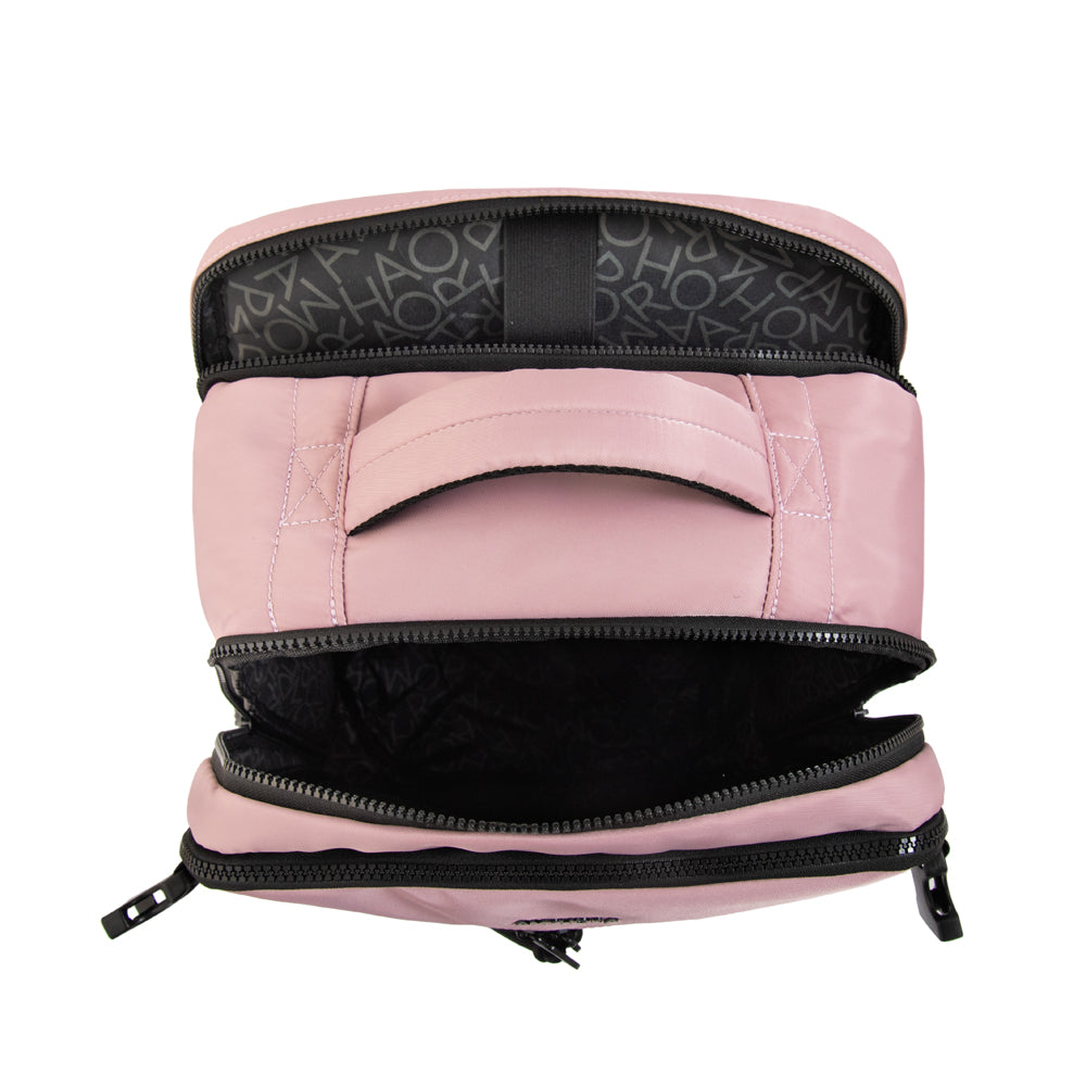 Mochila travel vesta grande rosa viejo