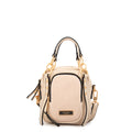 Cartera bandolera con asas natacha blanco crudo