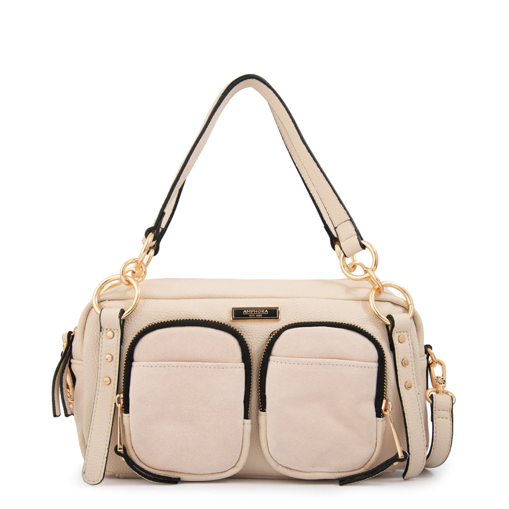 Cartera bandolera natacha blanco crudo
