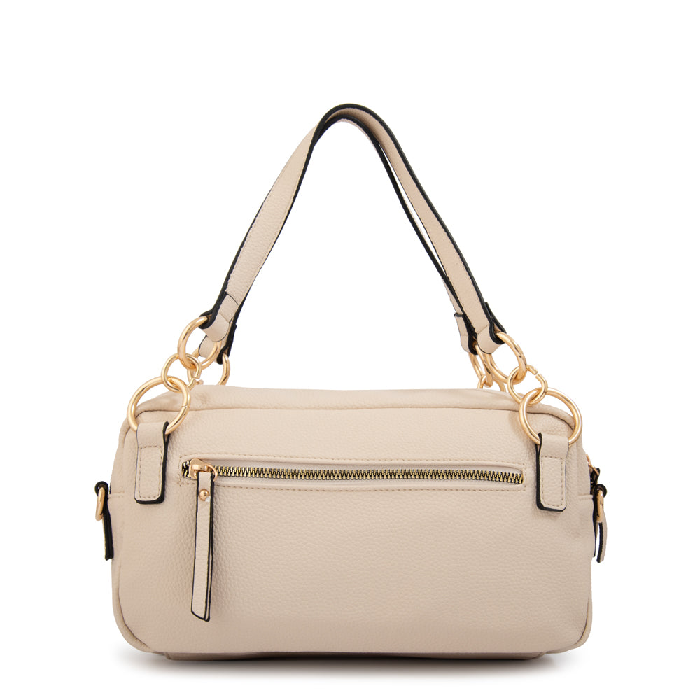 Cartera bandolera natacha blanco crudo
