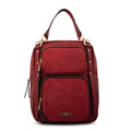 Mochila natacha rojo oscuro