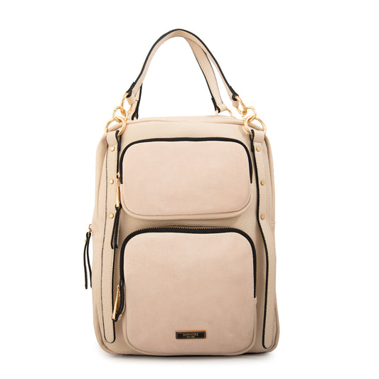 Mochila natacha blanco crudo