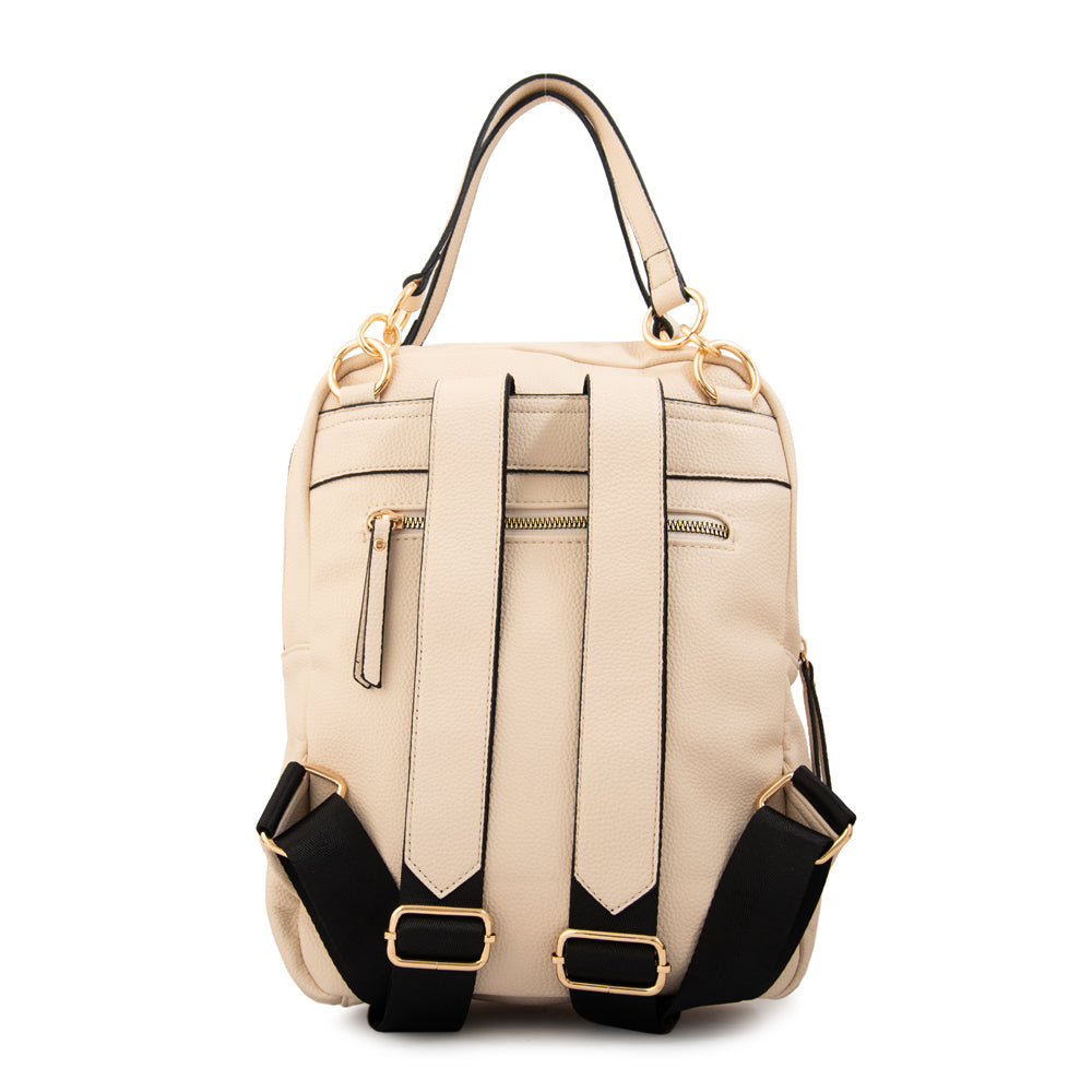 Mochila natacha blanco crudo