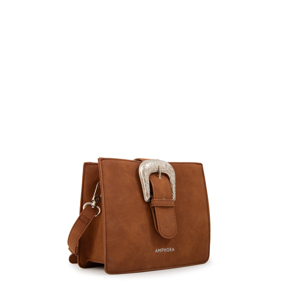 Cartera bandolera stela pequeña café