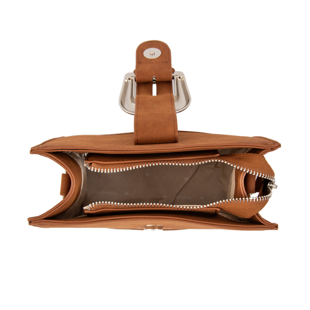 Cartera bandolera stela pequeña café