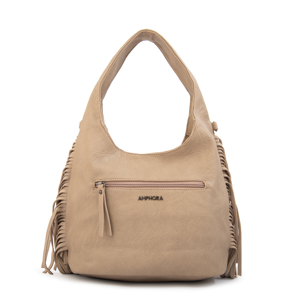 Cartera bandolera jem mediana taupe