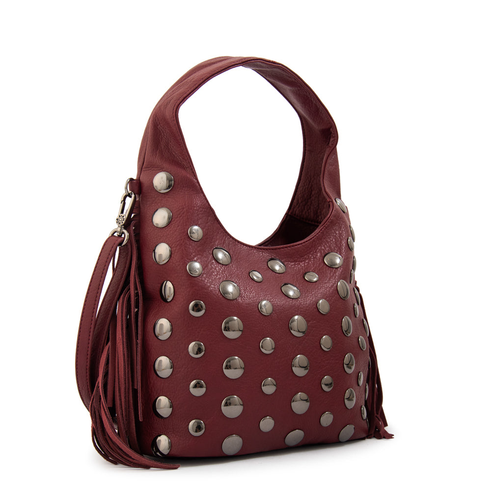 Cartera bandolera jem mediana burdeo