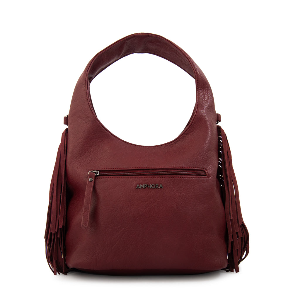 Cartera bandolera jem mediana burdeo