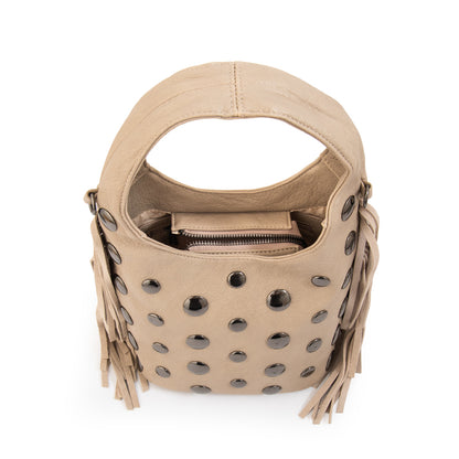 Cartera bandolera jem pequeña taupe