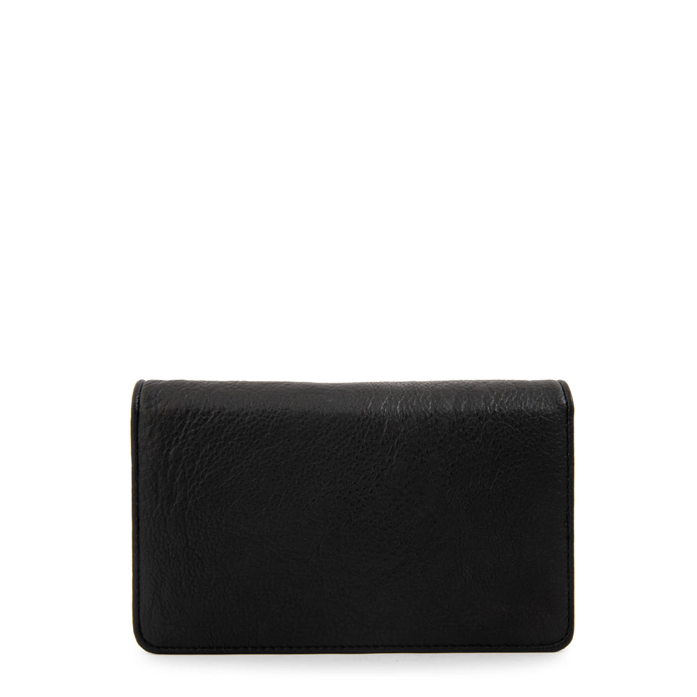 Cartera bandolera con tapa tasya negro