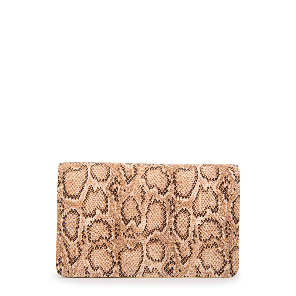 Cartera bandolera con tapa tasya blanco crudo