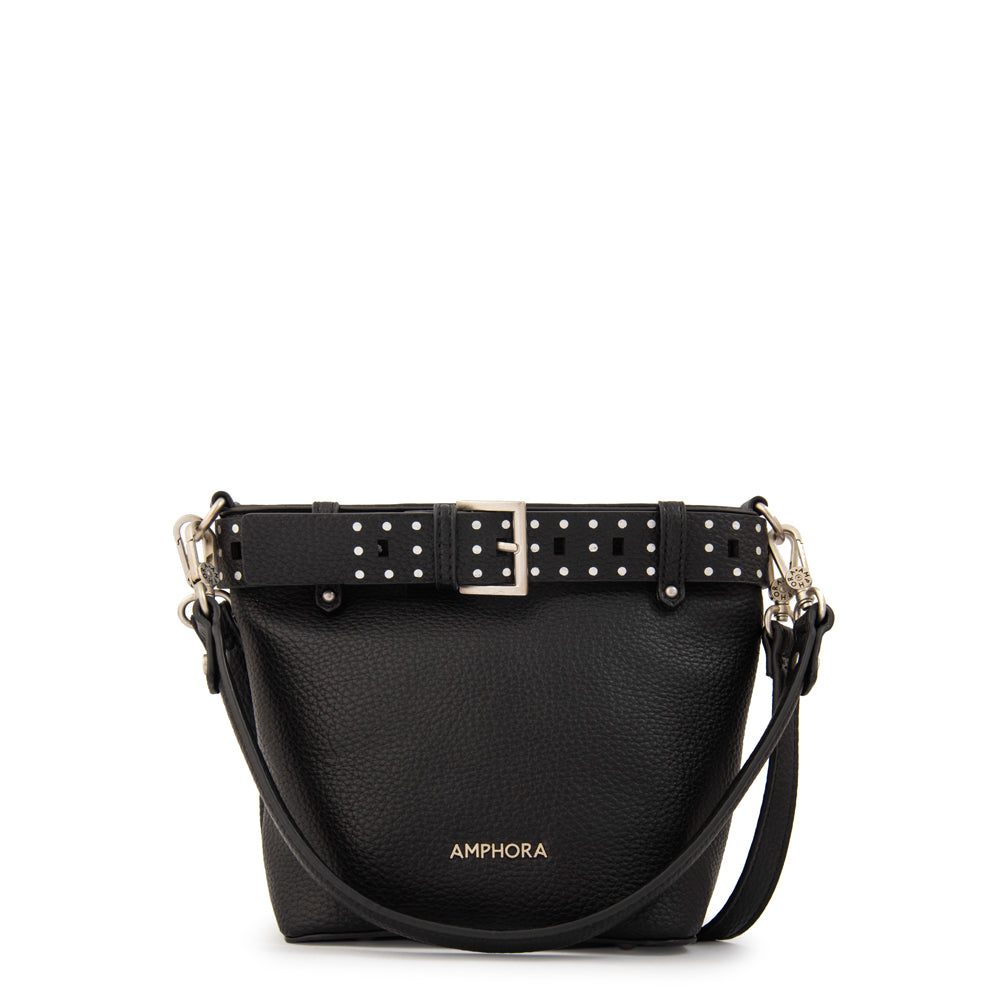 Cartera bandolera fleur pequeña negro