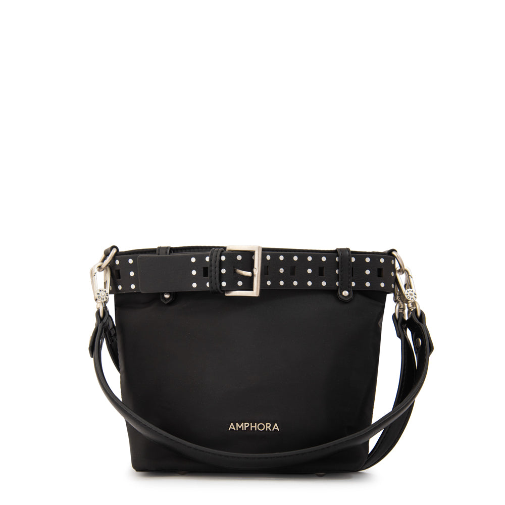 Cartera bandolera fleur pequeña negro