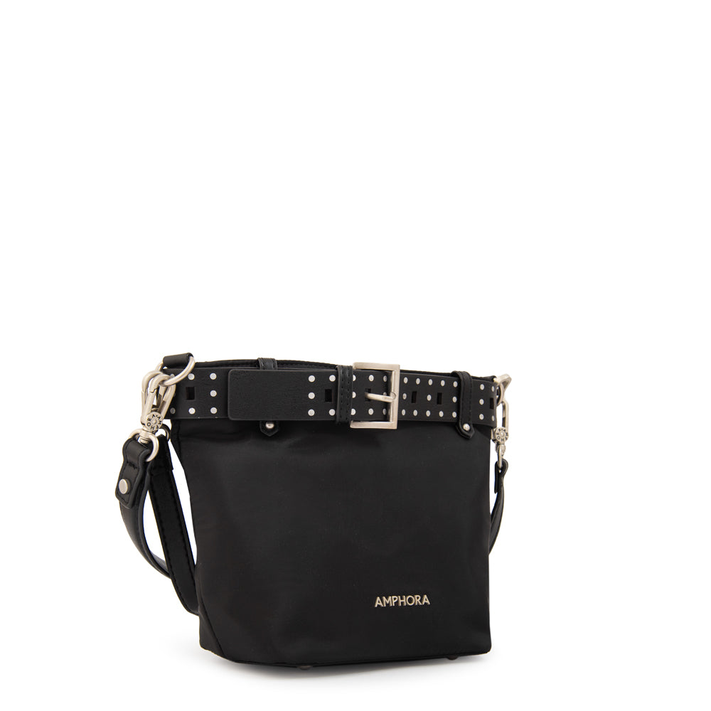 Cartera bandolera fleur pequeña negro