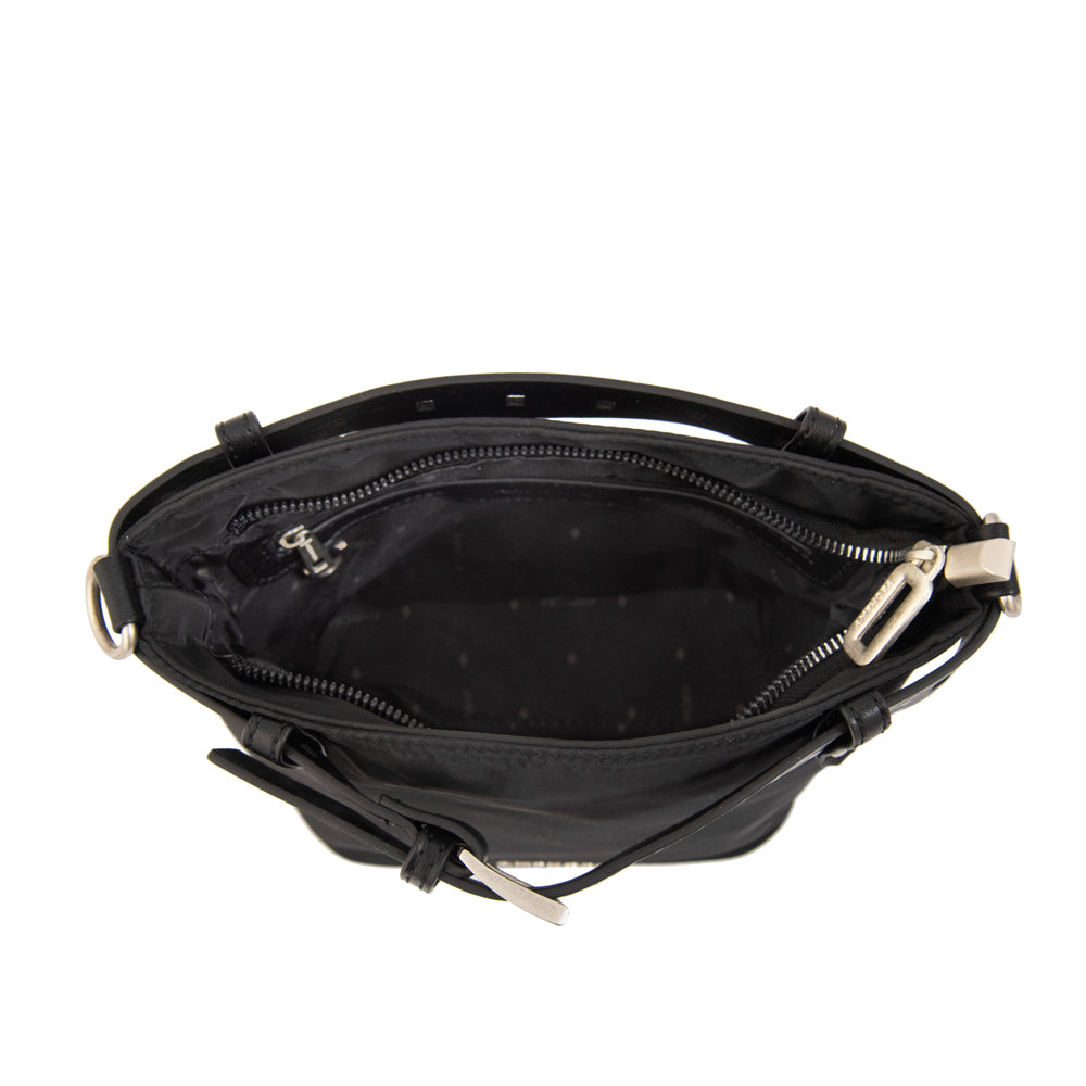 Cartera bandolera fleur pequeña negro