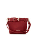 Cartera bandolera fleur pequeña rojo oscuro
