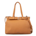 Cartera tote dos divisiones fleur grande camel