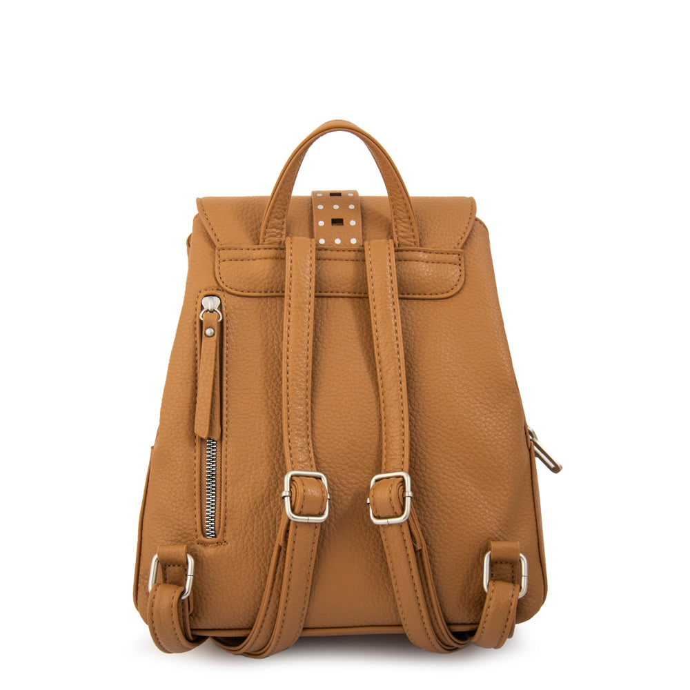 Mochila fleur mediana camel
