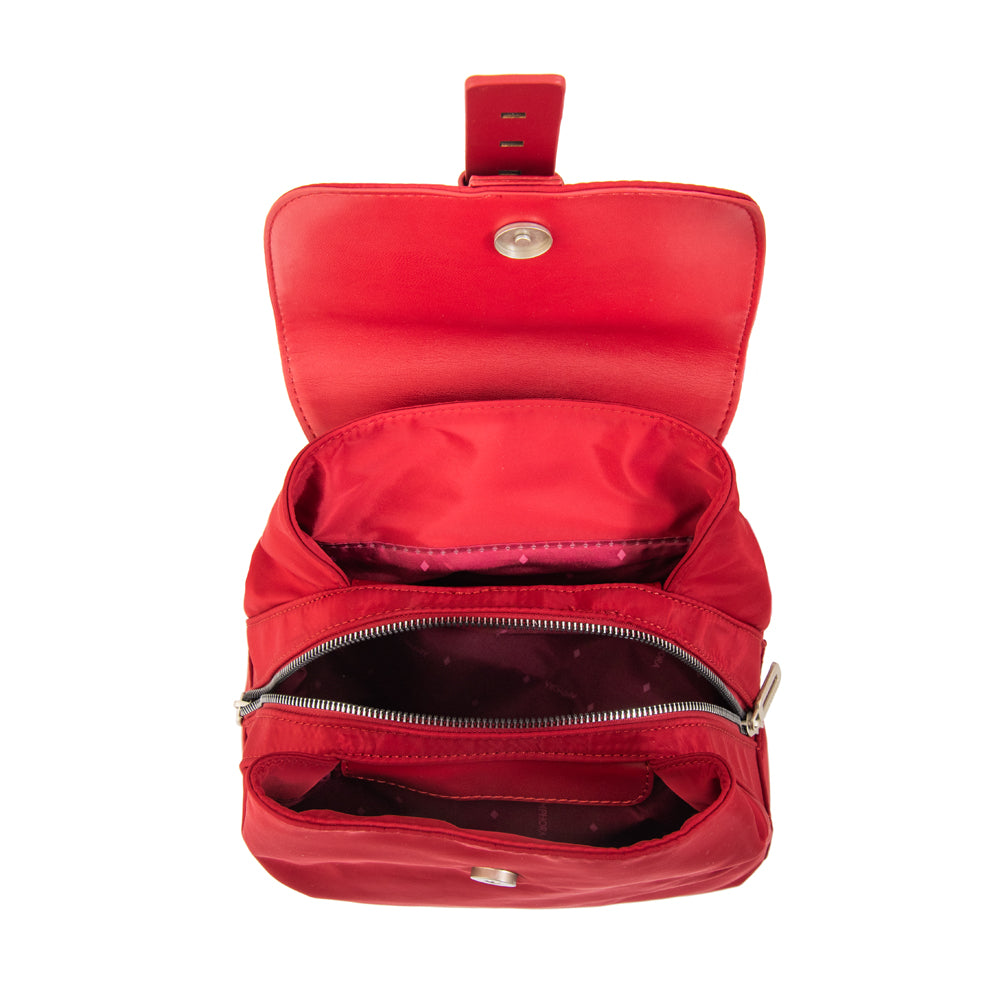 Mochila fleur mediana rojo oscuro