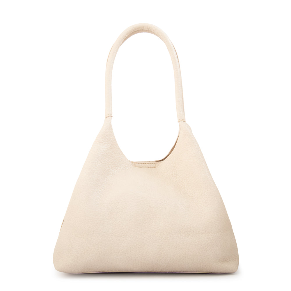 Cartera tote lys mediana blanco crudo