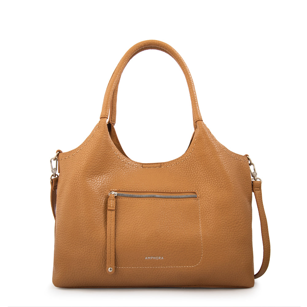 Cartera corte recto lys grande beige