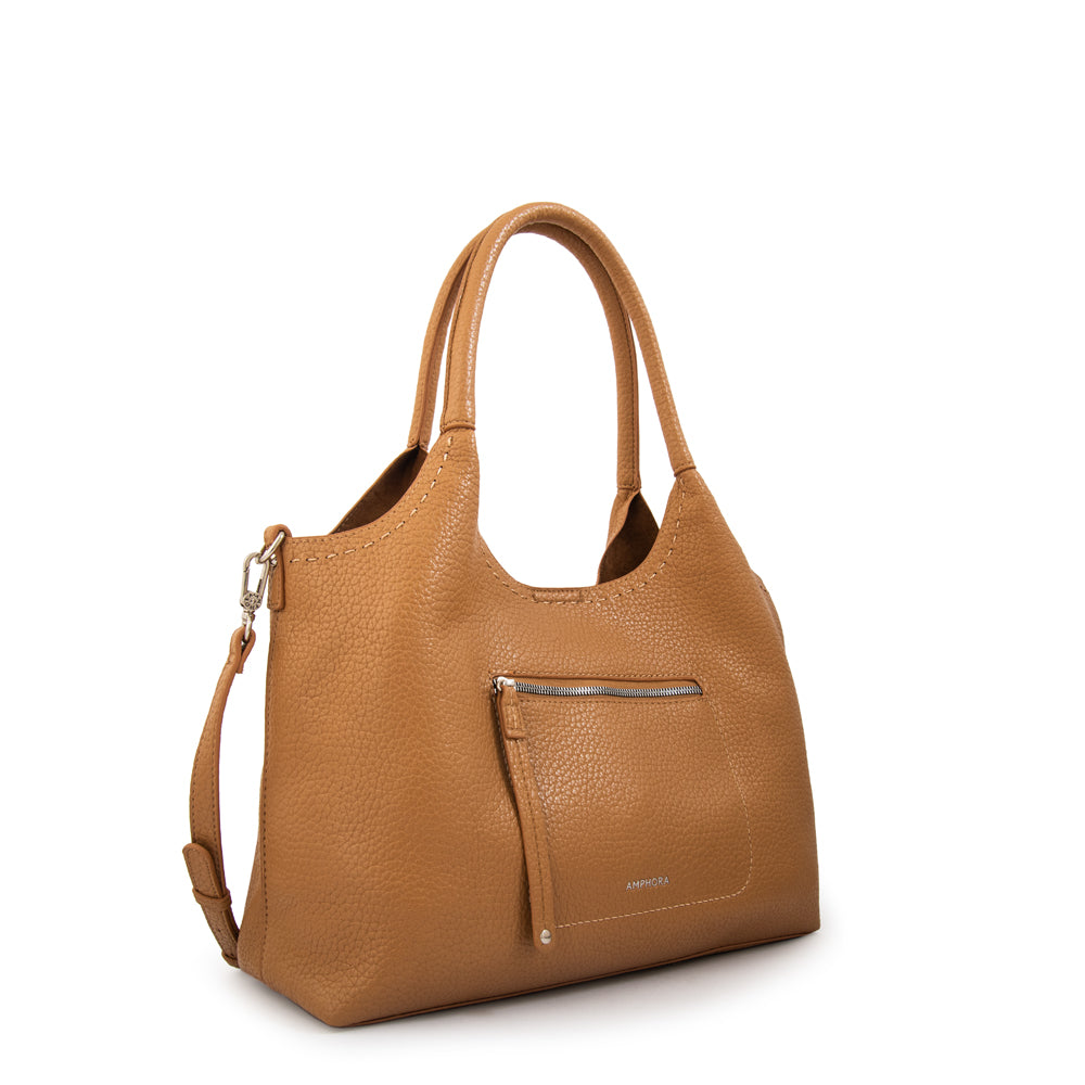 Cartera corte recto lys grande beige