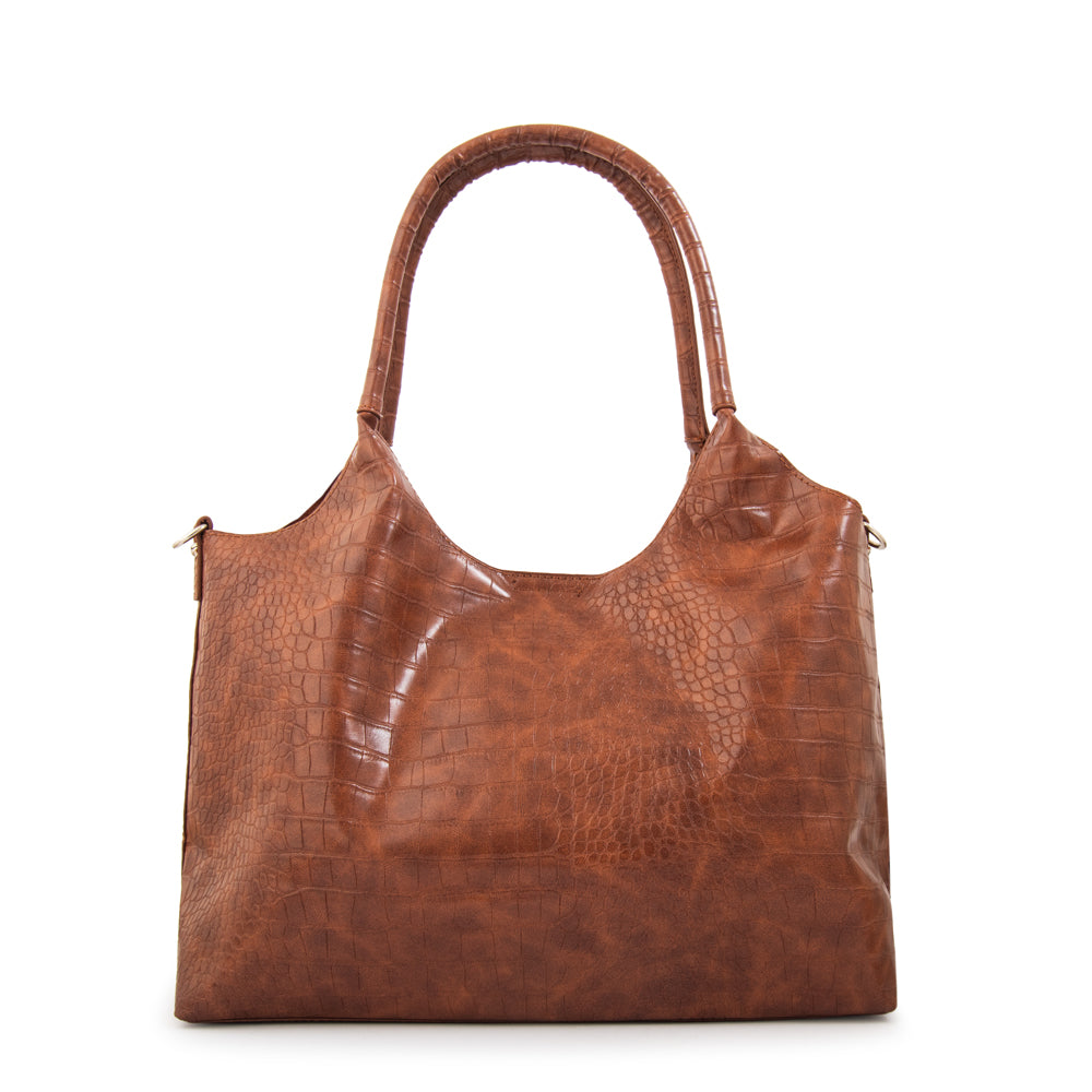 Cartera corte recto lys grande café
