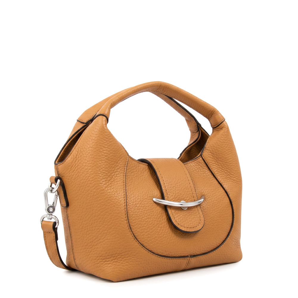 Cartera bandolera melodie pequeña camel