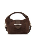 Cartera bandolera melodie pequeña café oscuro