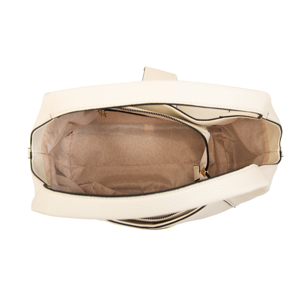 Cartera tote melodie mediana blanco crudo