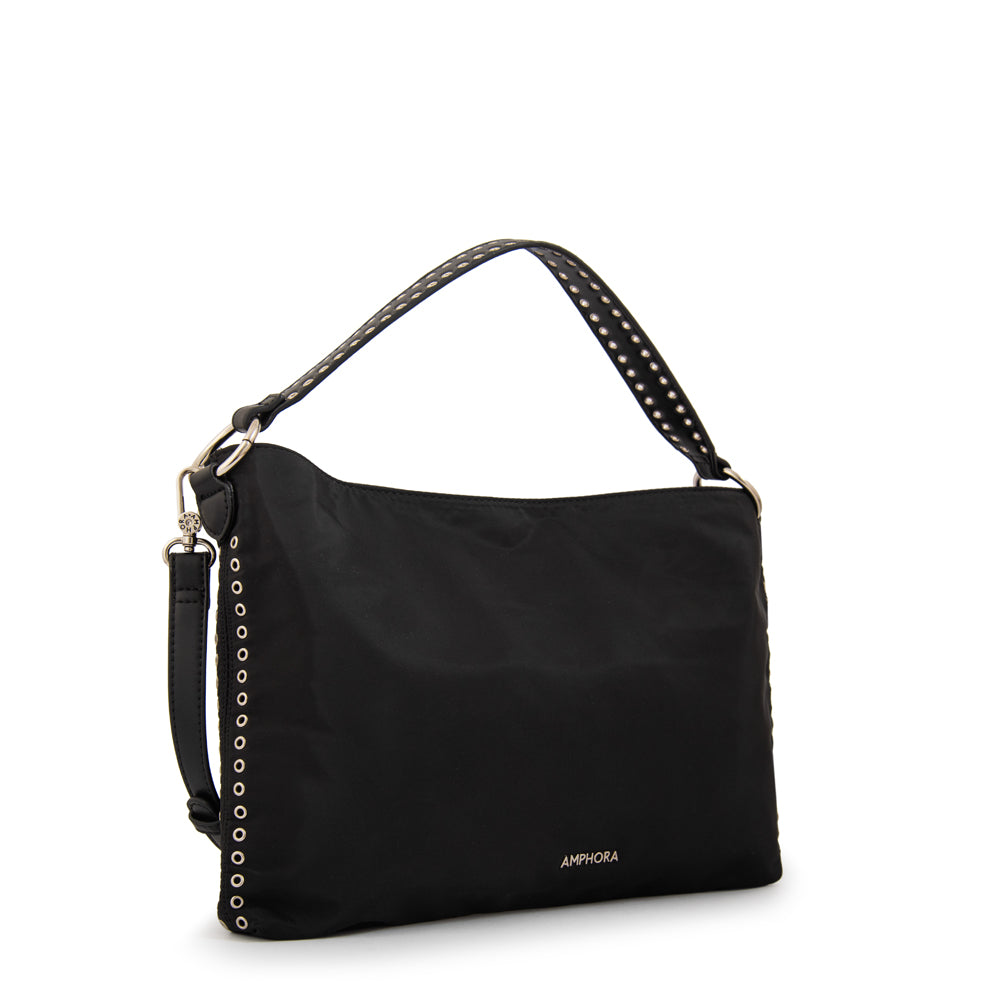Cartera corte recto catrina mediana negro