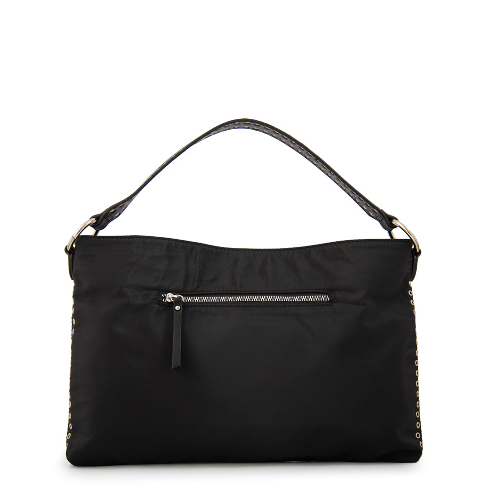 Cartera corte recto catrina mediana negro