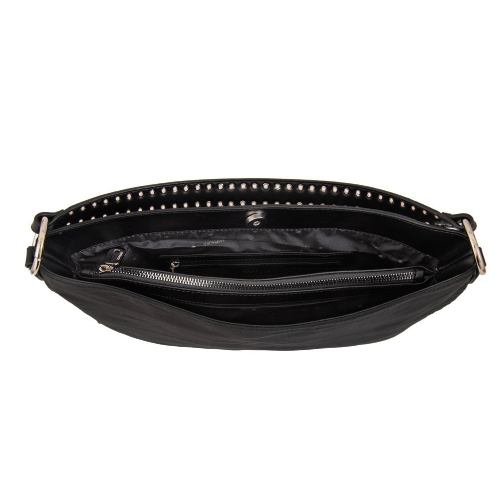 Cartera corte recto catrina mediana negro
