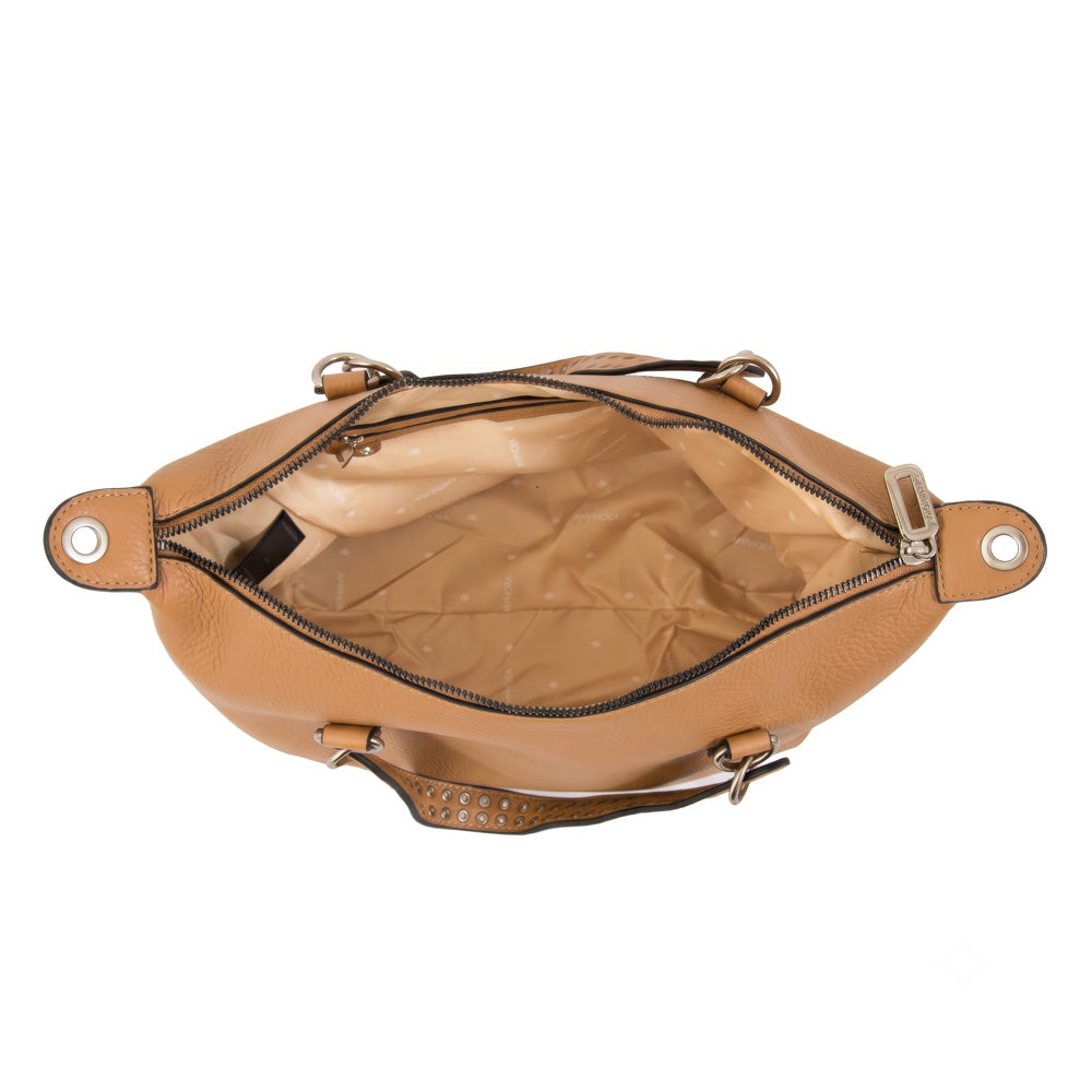 Cartera tote catrina grande camel