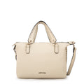 Cartera tote catrina grande blanco crudo