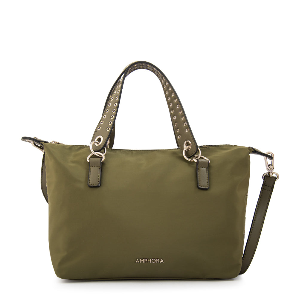 Cartera tote catrina grande verde oliva