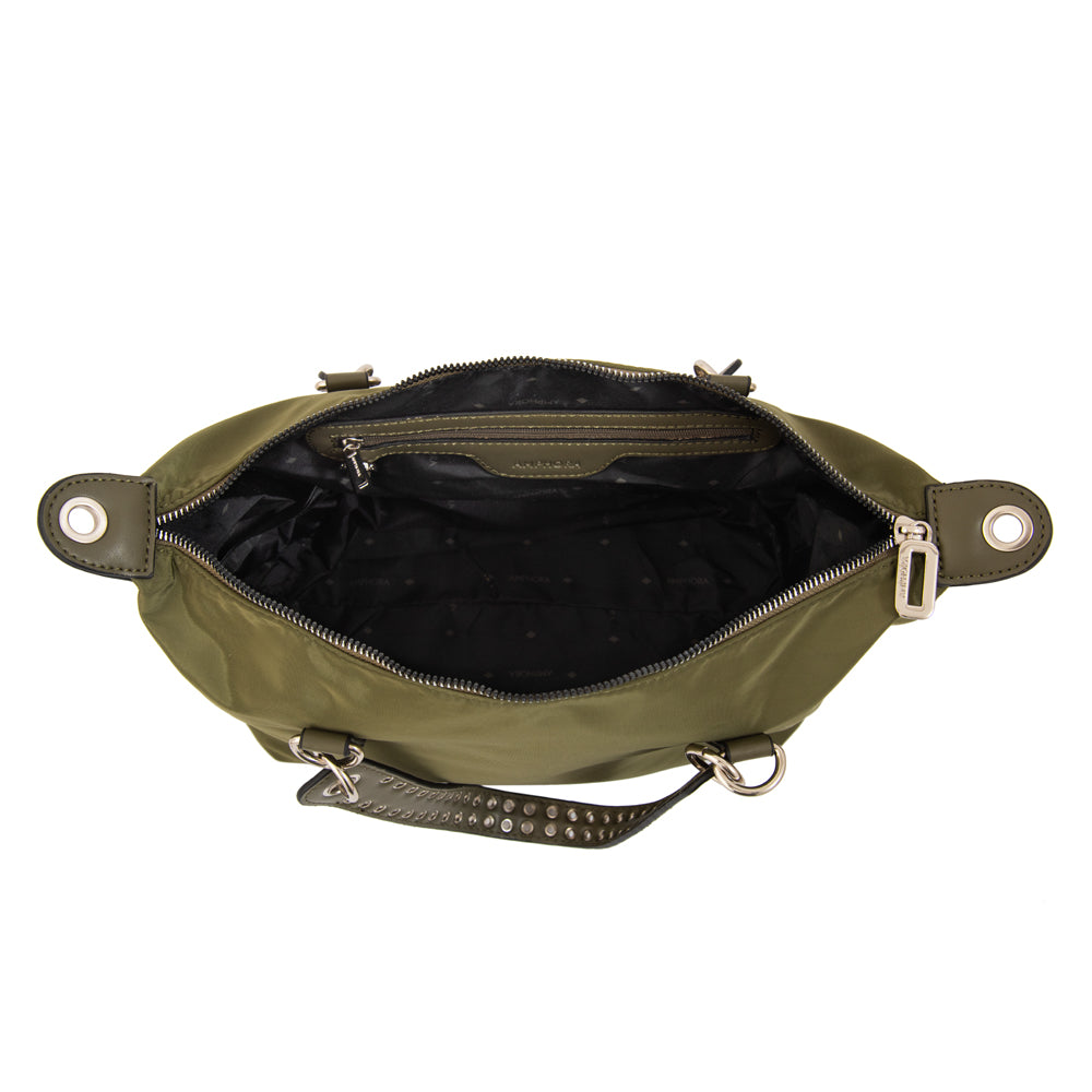 Cartera tote catrina grande verde oliva