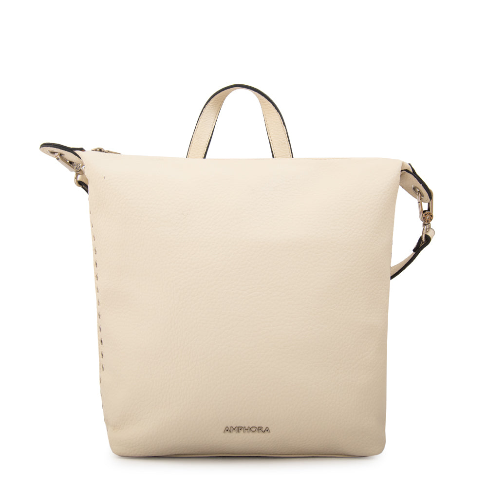 Mochila catrina mediana blanco crudo