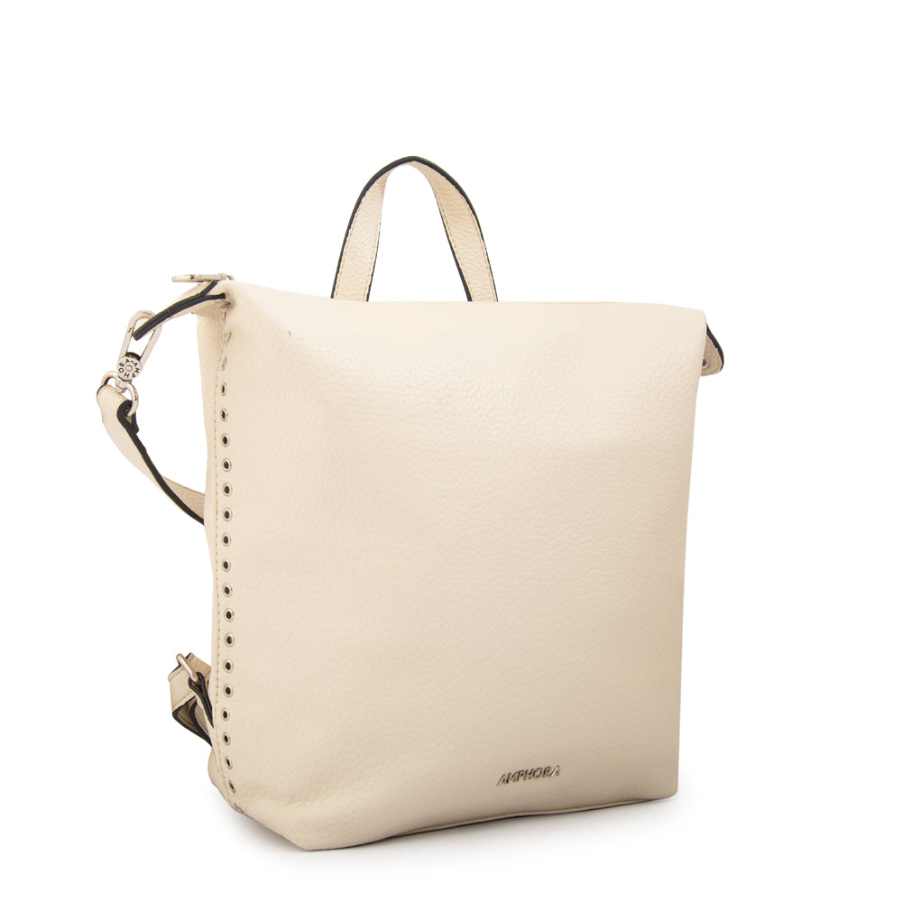 Mochila catrina mediana blanco crudo