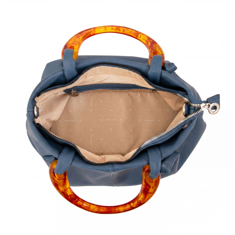 Cartera tote belle mediana denim
