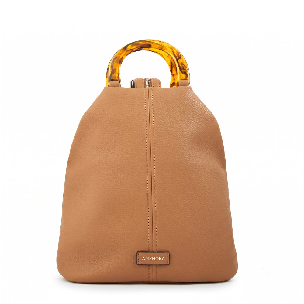 Mochila belle mediana camel