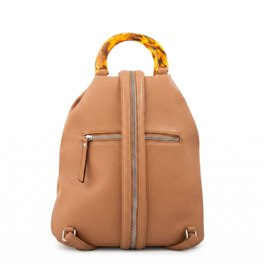 Mochila belle mediana camel
