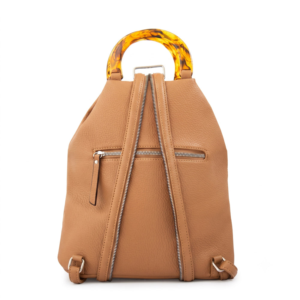 Mochila belle mediana camel