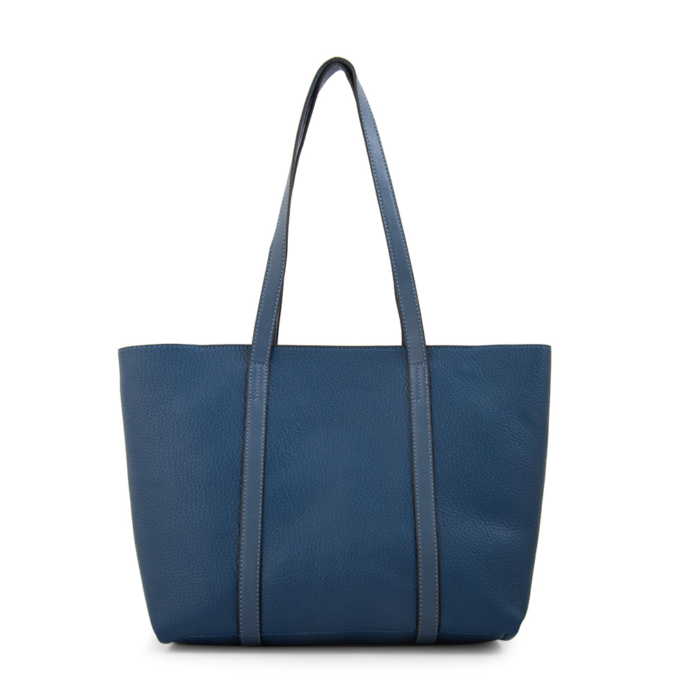 Cartera tote rina grande azul oscuro