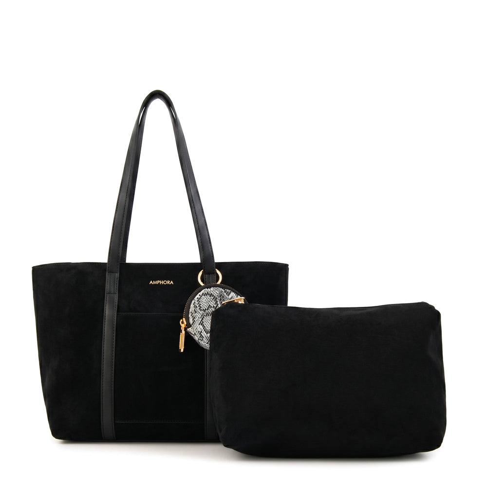 Cartera tote rina grande negro