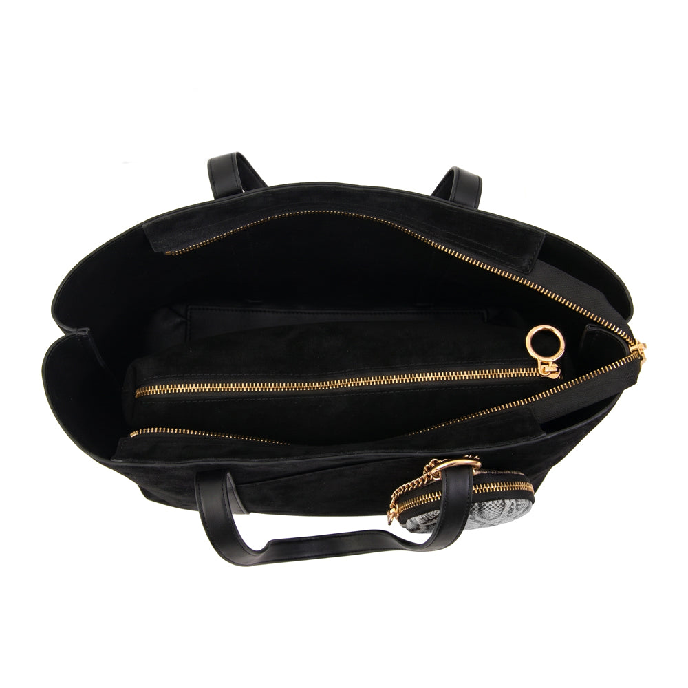 Cartera tote rina grande negro