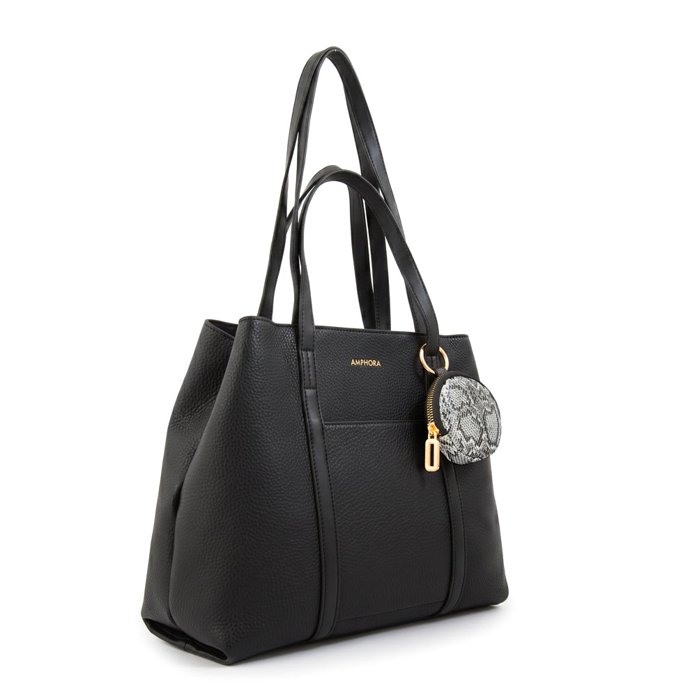 Cartera tote rina mediana negro