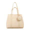 Cartera tote rina mediana blanco crudo
